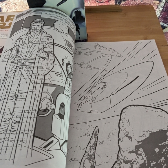 Star Wars bundle Books, Movie, and wall cling kit. - Picture 4 of 14